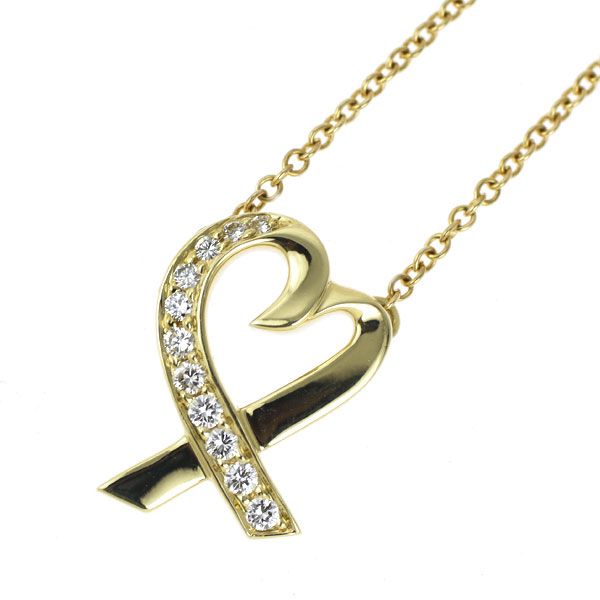 Tiffany Necklace K18Yg
