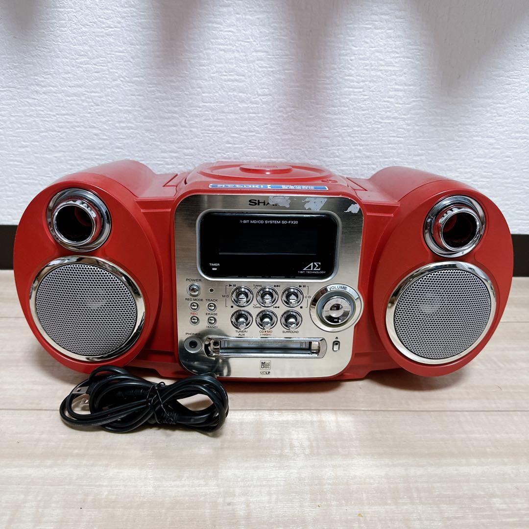 Sharp Cd, Md Cassette Decks 1-Bit Md/Cd System Sd-Fx20