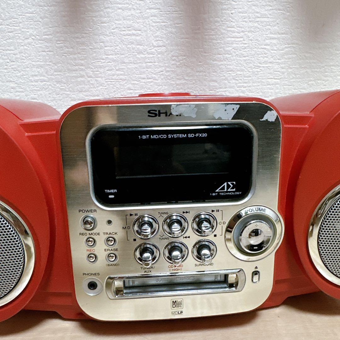 Sharp Cd, Md Cassette Decks 1-Bit Md/Cd System Sd-Fx20