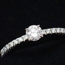 Cartier Ring 0.19Ct E Vvs1 3Ex 49 9 Pt950 4665