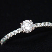 Cartier Ring 0.19Ct E Vvs1 3Ex 49 9 Pt950 4665