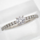 Cartier Ring 0.19Ct E Vvs1 3Ex 49 9 Pt950 4665