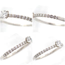 Cartier Ring 0.19Ct E Vvs1 3Ex 49 9 Pt950 4665