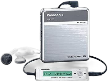 Portable Md Player Panasonic D Sound Sj-Mj100-S