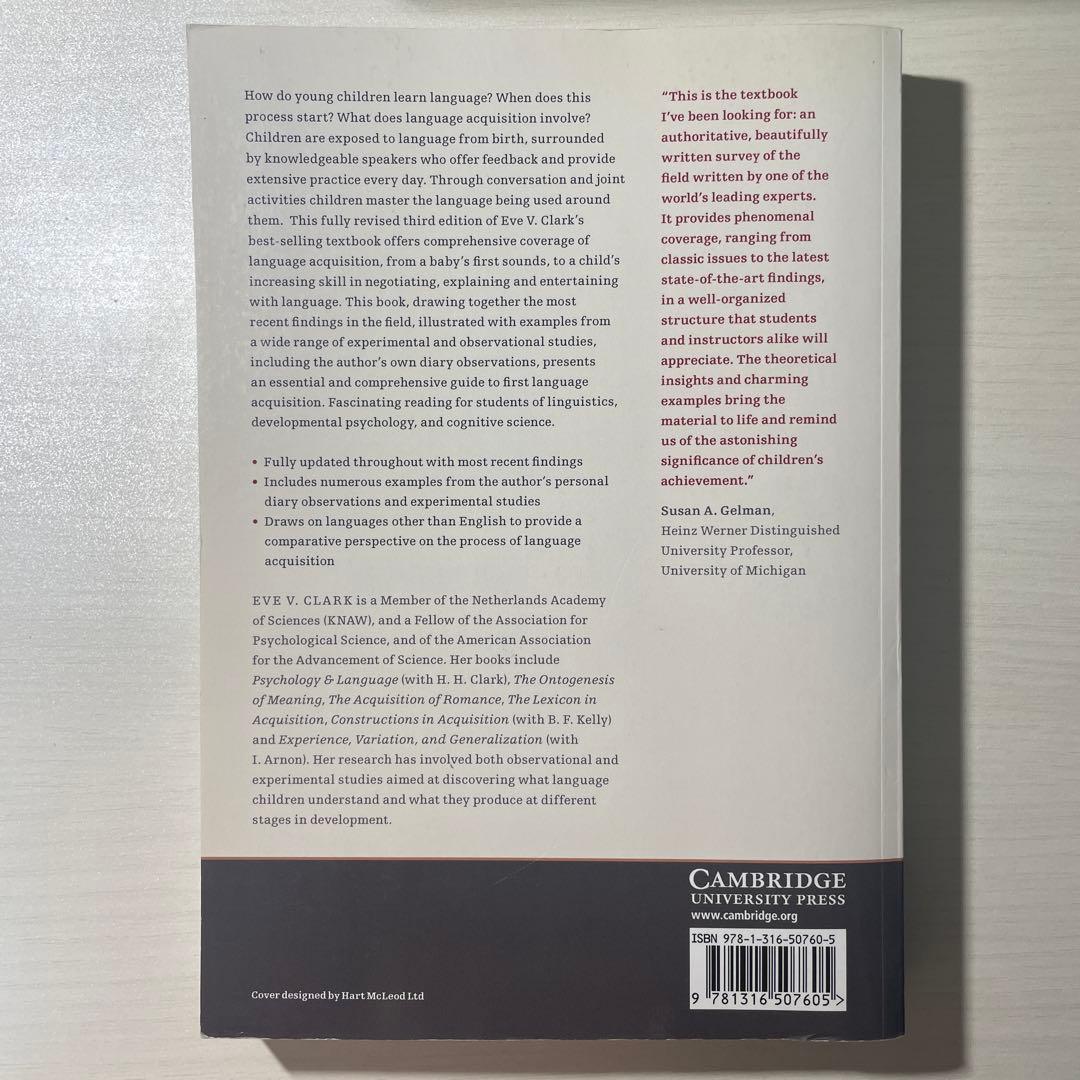 Foreign-Language Books First Language Acquisition 3
