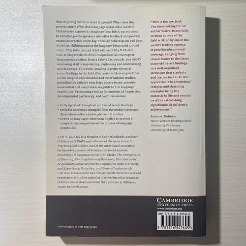Foreign-Language Books First Language Acquisition 3