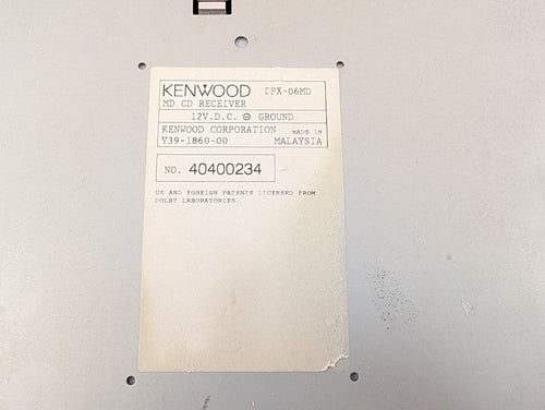 Kenwood Decks, Players Changers Dpx-06Md
