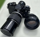 Nikon Slr Camera (Film) Fe Nikkor 200Mm50Mm 1.4