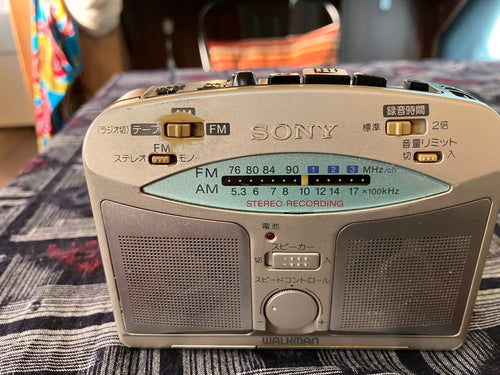 Sony Cassette Player Wm-Gx323