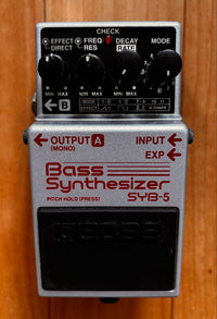 Bass Effects Units Boss Syb-5 Synthesizer