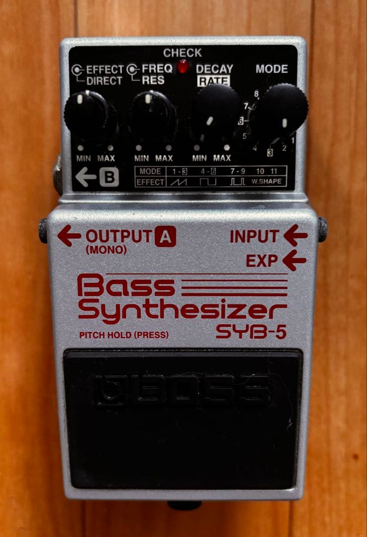 Bass Effects Units Boss Syb-5 Synthesizer