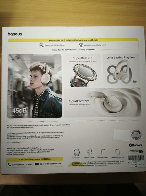 Wireless Headphones Baseus Bh1 Nc