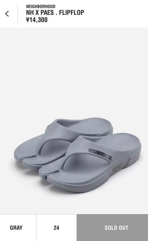 Neighborhood Sandals Nh X Paes Flipflop