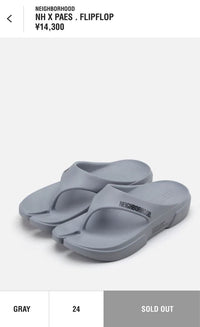 Neighborhood Sandals Nh X Paes Flipflop