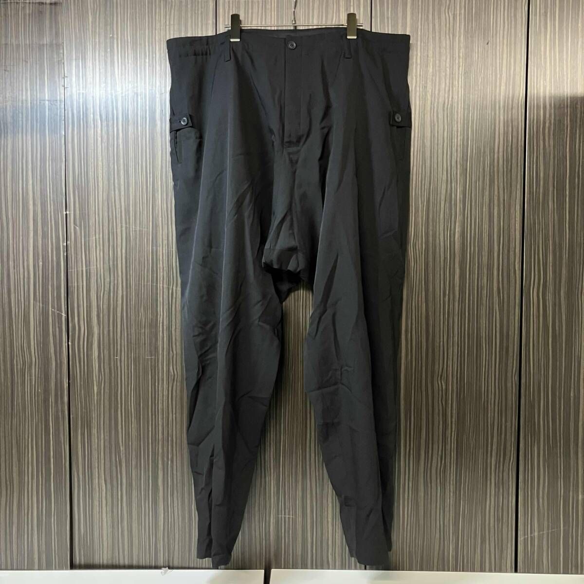 Others 25Aw Yohji Yamamoto Pour Homme Wool Gabardine Thin Sarouel Pants 4