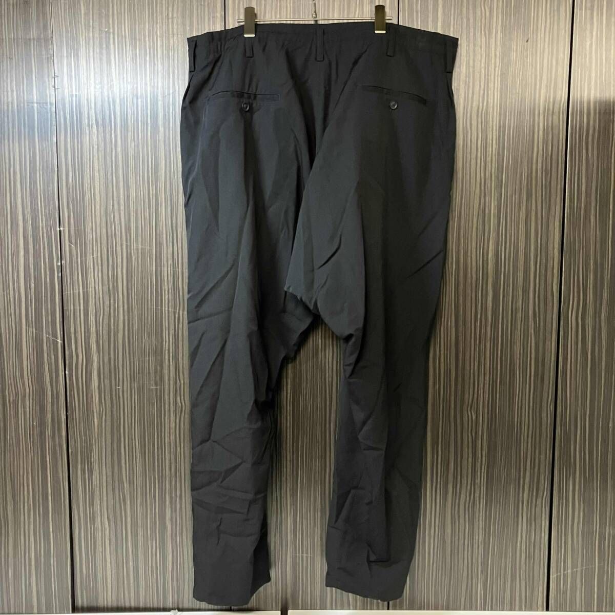 Others 25Aw Yohji Yamamoto Pour Homme Wool Gabardine Thin Sarouel Pants 4