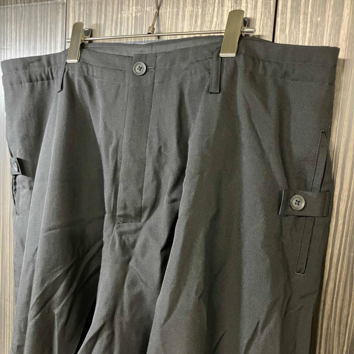 Others 25Aw Yohji Yamamoto Pour Homme Wool Gabardine Thin Sarouel Pants 4