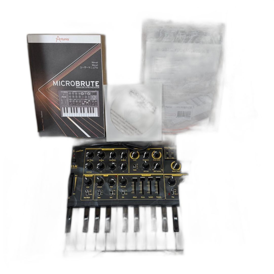 Moog Analog Synthesizer Arturia Microbrute Creation Edition
