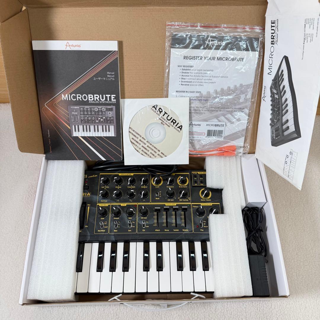 Moog Analog Synthesizers Arturia Microbrute Creation Edition