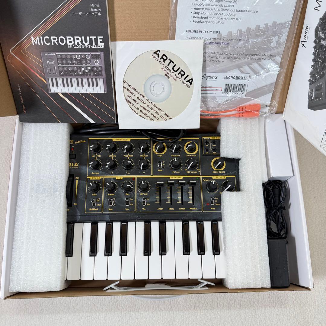 Moog Analog Synthesizers Arturia Microbrute Creation Edition