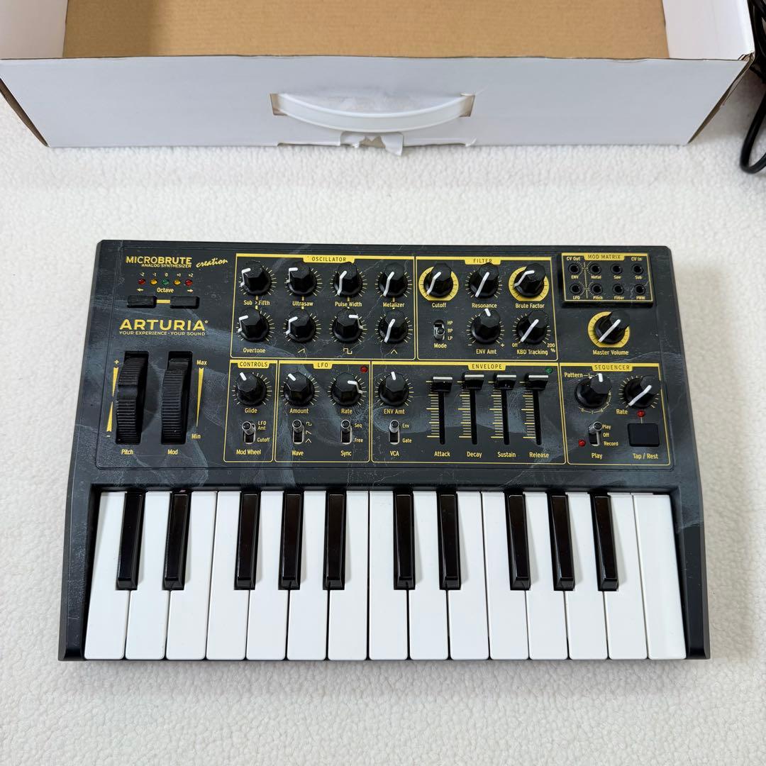 Moog Analog Synthesizers Arturia Microbrute Creation Edition