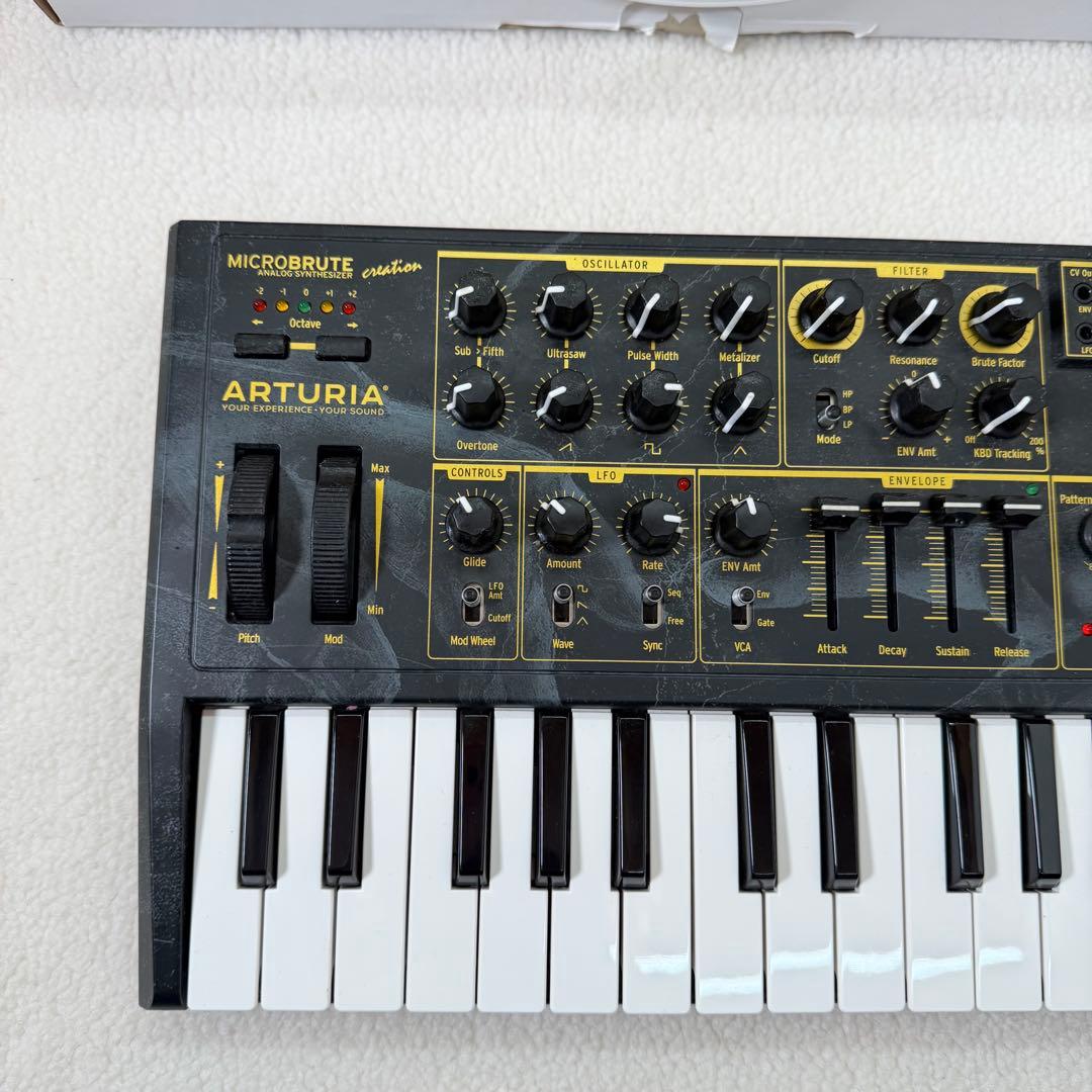 Moog Analog Synthesizers Arturia Microbrute Creation Edition