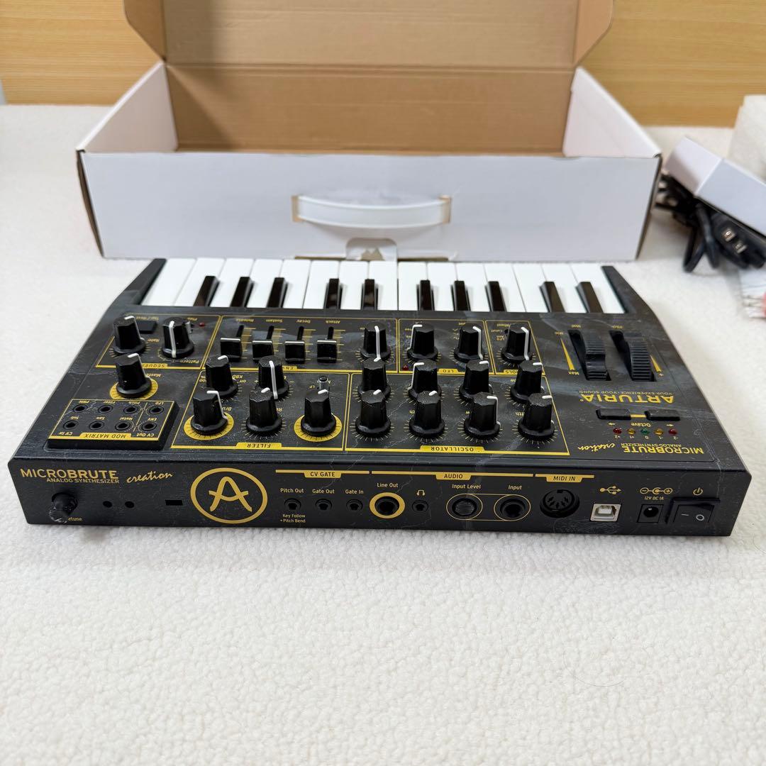 Moog Analog Synthesizers Arturia Microbrute Creation Edition