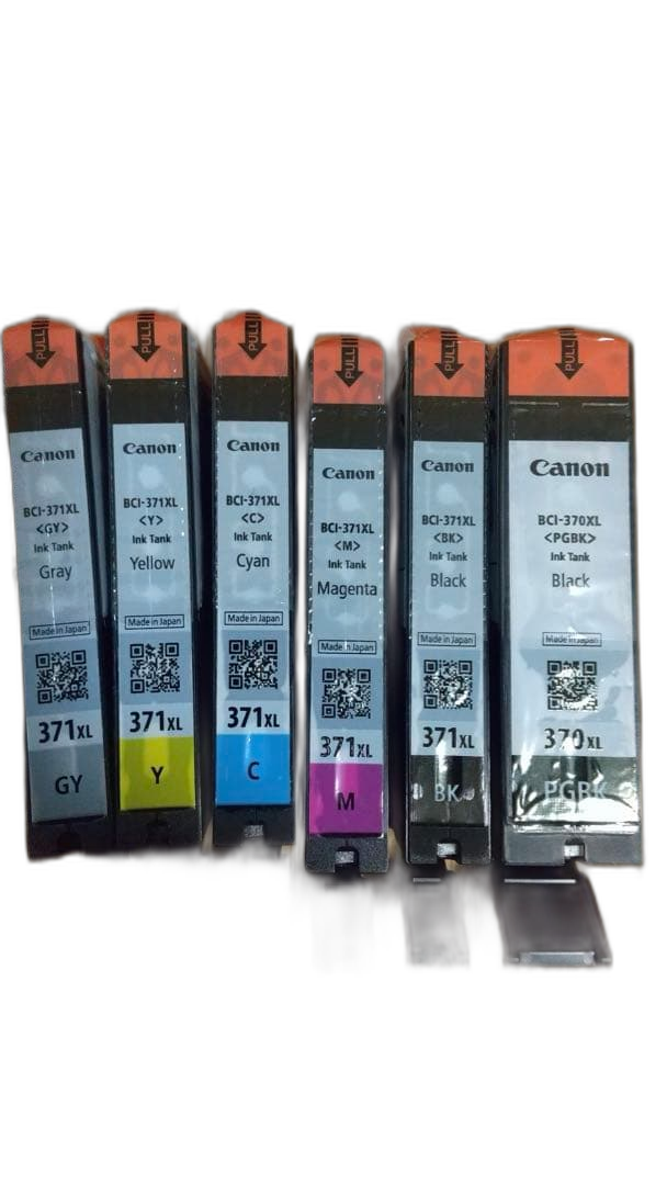 Canon Ink Cartridge/Refilled Bci-371Xl+370Xl/6Mp