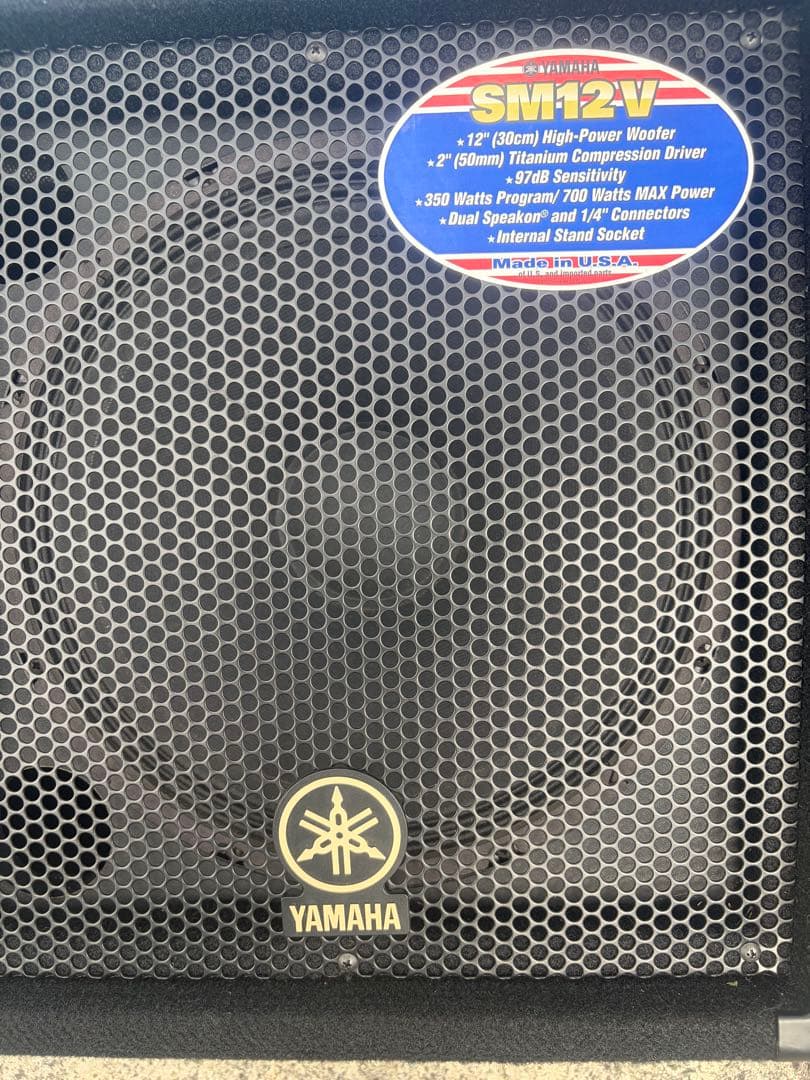Yamaha Stage Monitor Speakers Sm12V
