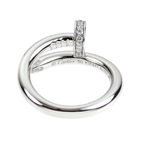 Cartier Ring K18Wg 50