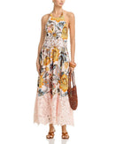 Farm Long Sleeves, Three Quarter Sleeve Rio Ligia Halter Dress Floral