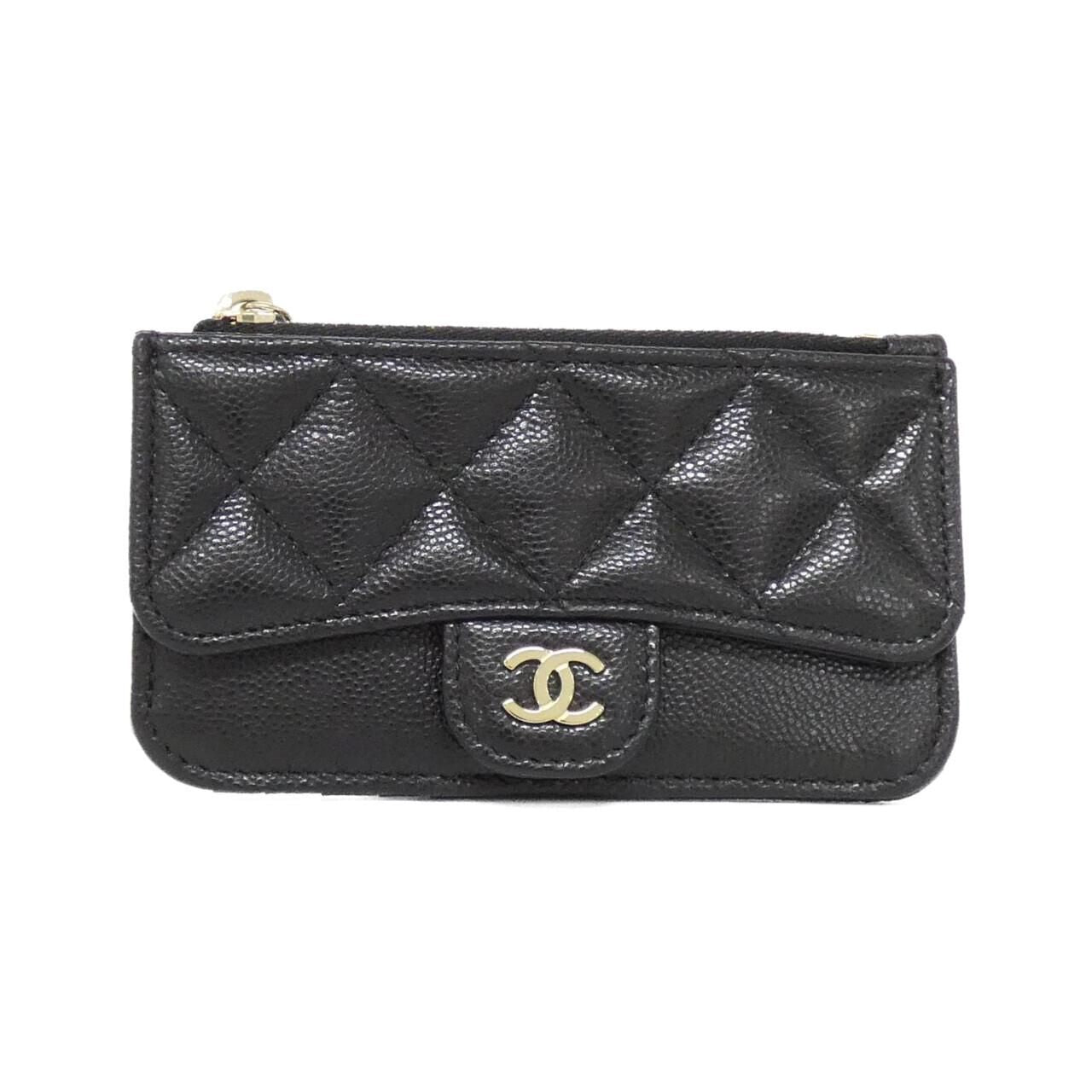Chanel Business Card Holder Ap2570 Black( Gold(