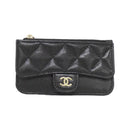Chanel Business Card Holder Ap2570 Black( Gold(