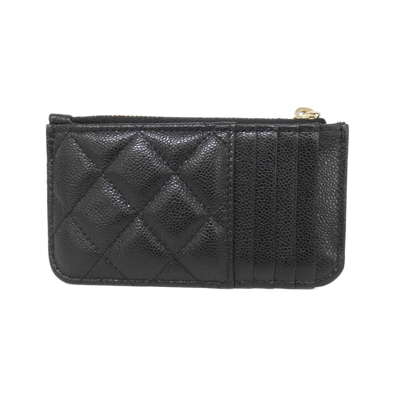 Chanel Business Card Holder Ap2570 Black( Gold(