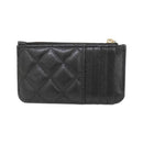 Chanel Business Card Holder Ap2570 Black( Gold(