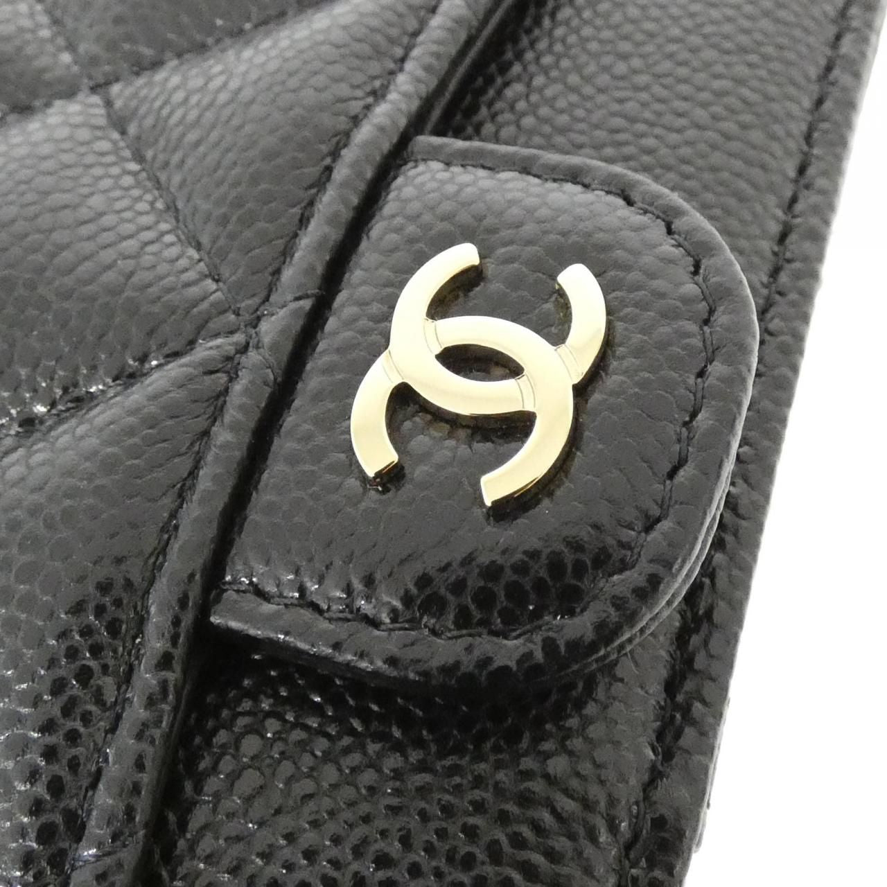 Chanel Business Card Holder Ap2570 Black( Gold(