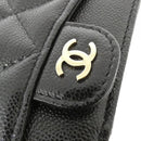 Chanel Business Card Holder Ap2570 Black( Gold(