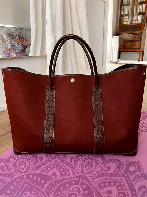 Hermes Tote Bags Mm Rouge Sellier