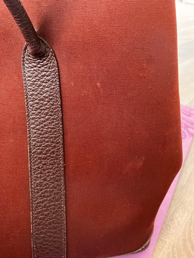 Hermes Tote Bags Mm Rouge Sellier