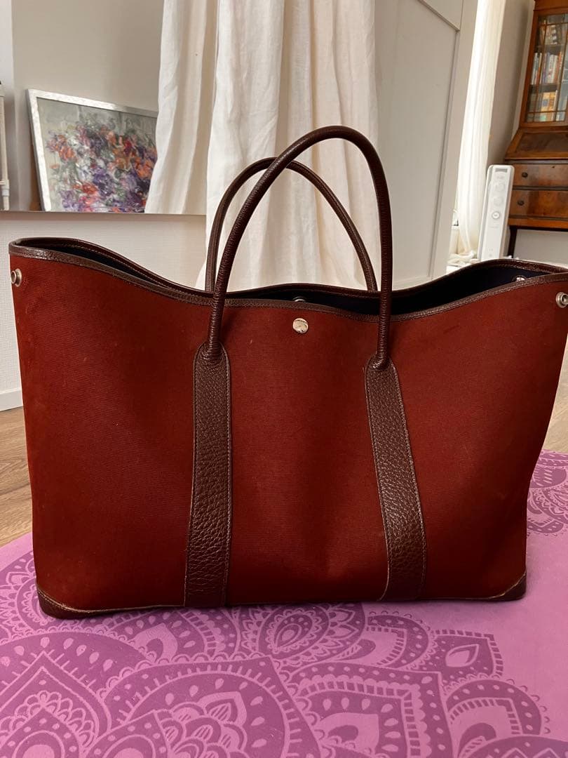 Hermes Tote Bags Mm Rouge Sellier