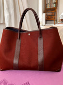 Hermes Tote Bags Mm Rouge Sellier