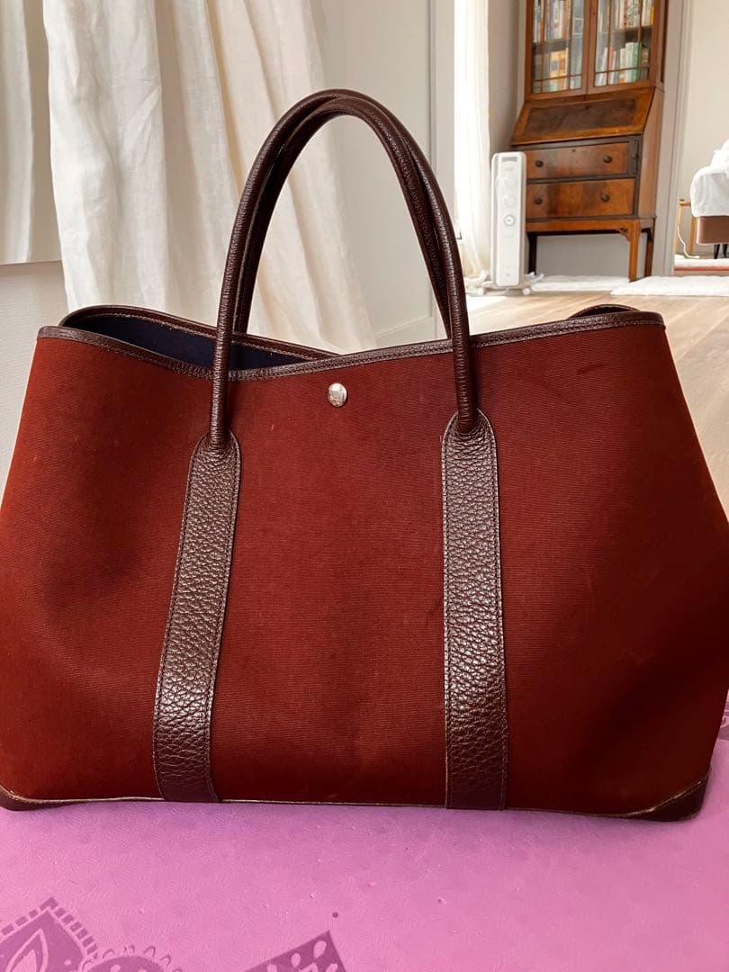 Hermes Tote Bags Mm Rouge Sellier
