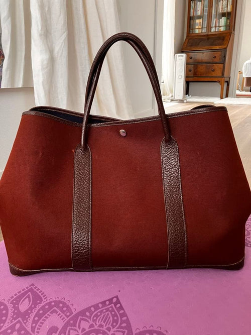 Hermes Tote Bags Mm Rouge Sellier