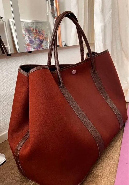 Hermes Tote Bags Mm Rouge Sellier