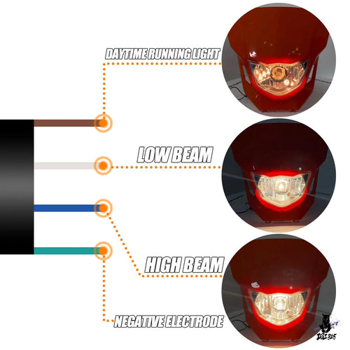 Light Winker Yamaha Wr250F/Wr450F/Yz250F/Yz450F H4 2015-2019