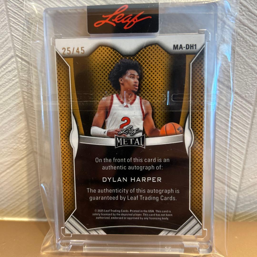 Nba Leaf Metal Dylan Harper 25/45