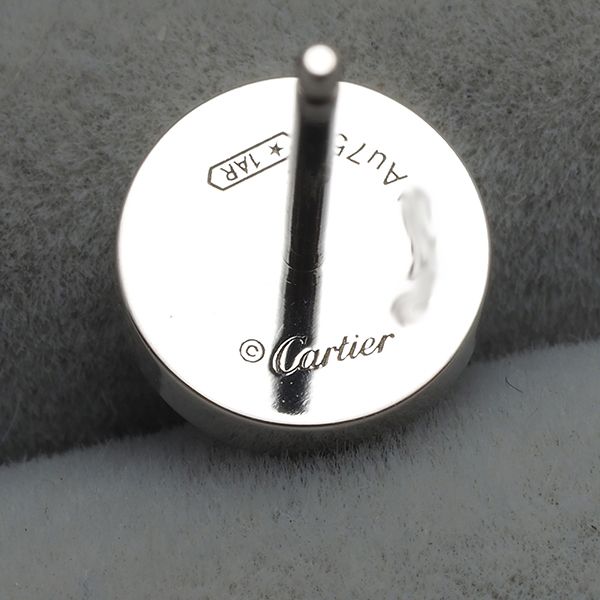 Cartier Earrings (For Both Ears) K18Wg #193704