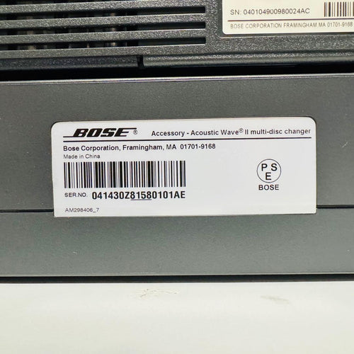 Bose Cd Md Cassette Deck Acoustic Wave Music System Ii