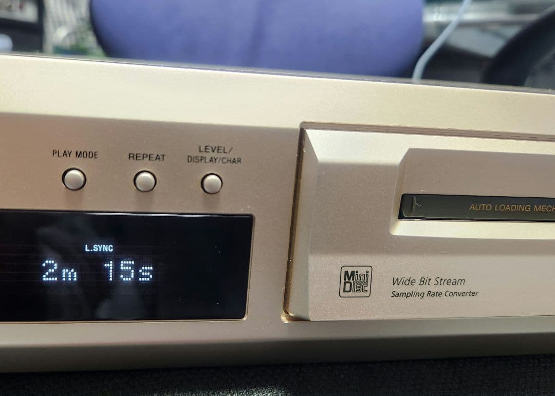 Sony Cd Md Cassette Deck Mds-Je330