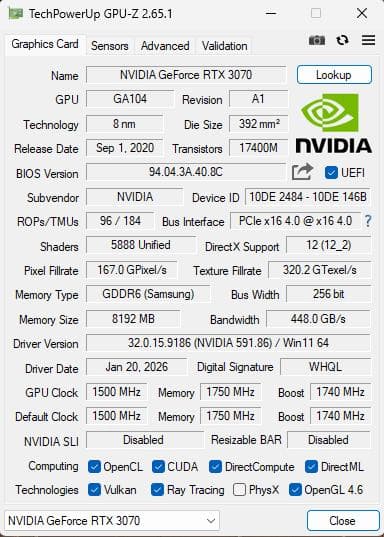 Gaming Desktops Pc Ryzen73700X Rtx3070 64Gbssd1Tb